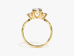 Load image into Gallery viewer, twisted engagement ring and wedding band