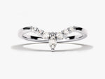 Load image into Gallery viewer, Vintage Marquise Tipped Moissanite Wedding Band