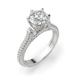 Load image into Gallery viewer, white gold ring women