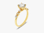 Load image into Gallery viewer, yellow gold engagement ring vintage