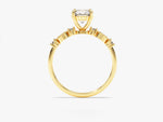 Load image into Gallery viewer, yellow gold moissanite ring